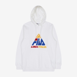 Fila New Logo Graphic - Naisten Hoodie - Valkoinen | FI-52616